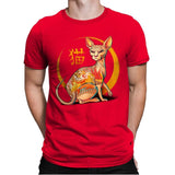 Yakuza Cat - Mens Premium T-Shirts RIPT Apparel Small / Red