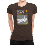 Yamato Repair Manual Exclusive - Anime History Lesson - Womens Premium T-Shirts RIPT Apparel Small / Dark Chocolate