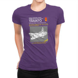 Yamato Repair Manual Exclusive - Anime History Lesson - Womens Premium T-Shirts RIPT Apparel Small / Purple Rush