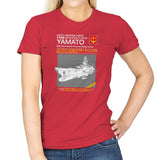Yamato Repair Manual Exclusive - Anime History Lesson - Womens T-Shirts RIPT Apparel Small / Red