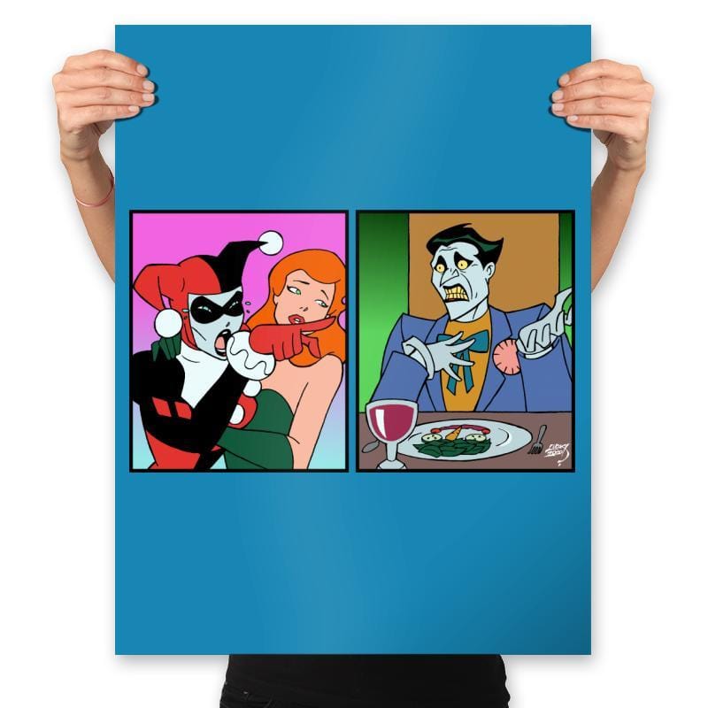 Yelling Clowns - Prints Posters RIPT Apparel 18x24 / Sapphire