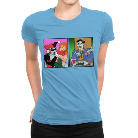 Yelling Clowns - Womens Premium T-Shirts RIPT Apparel Small / Turquoise