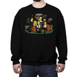Yellow Friendhsip! - Crew Neck Sweatshirt Crew Neck Sweatshirt RIPT Apparel Small / Black