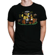 Yellow Friendhsip! - Mens Premium T-Shirts RIPT Apparel Small / Black