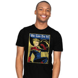 Yes She Can - Mens T-Shirts RIPT Apparel