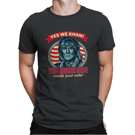 Yes We Khan - Mens Premium T-Shirts RIPT Apparel Small / Heavy Metal