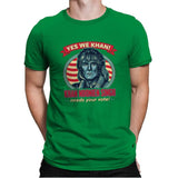 Yes We Khan - Mens Premium T-Shirts RIPT Apparel Small / Kelly