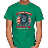 Yes We Khan - Mens T-Shirts RIPT Apparel Small / Kelly