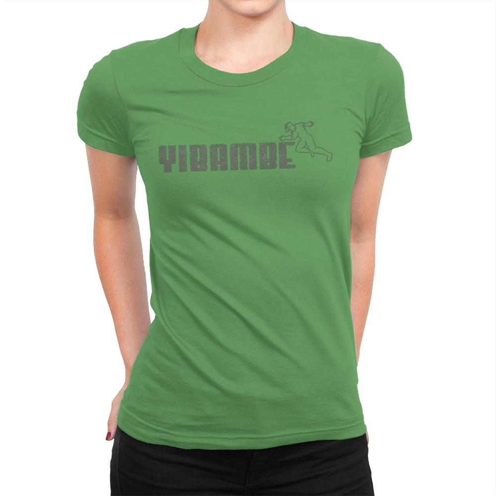Yiambe - Womens Premium T-Shirts RIPT Apparel Small / Kelly