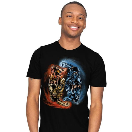 Yin Yang Kombat - Mens T-Shirts RIPT Apparel