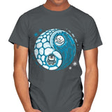 Ying Yang Pole - Mens T-Shirts RIPT Apparel Small / Charcoal