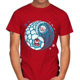 Ying Yang Pole - Mens T-Shirts RIPT Apparel Small / Red