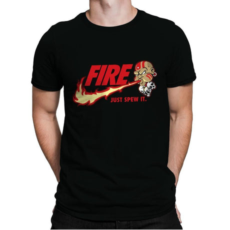 YogaFlame - Mens Premium T-Shirts RIPT Apparel Small / Black