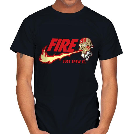 YogaFlame - Mens T-Shirts RIPT Apparel Small / Black