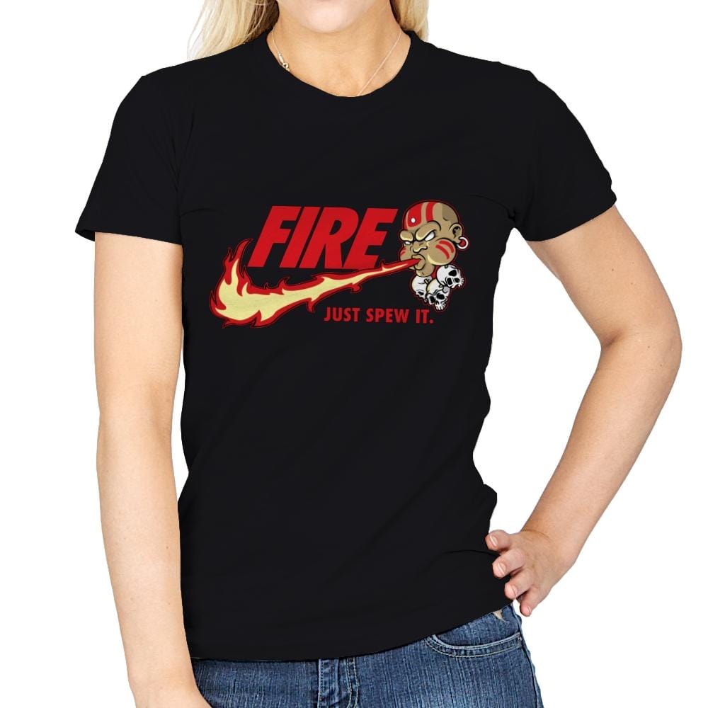 YogaFlame - Womens T-Shirts RIPT Apparel Small / Black