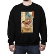 Yokai Ramen in Edo - Crew Neck Sweatshirt Crew Neck Sweatshirt RIPT Apparel Small / Black