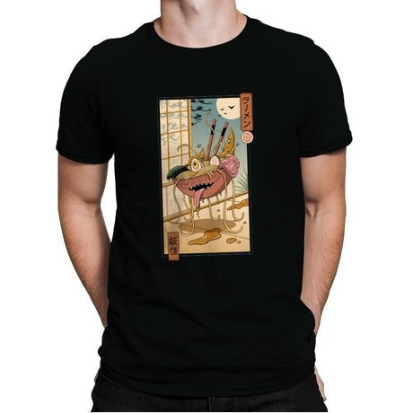 Yokai Ramen in Edo - Mens Premium T-Shirts RIPT Apparel Small / Black