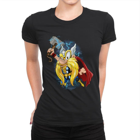 Yosemite Thor - Womens Premium T-Shirts RIPT Apparel Small / Black