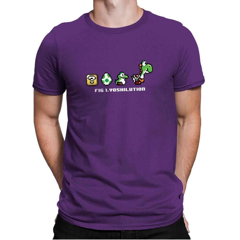 Yoshilution - Mens Premium T-Shirts RIPT Apparel Small / Purple Rush