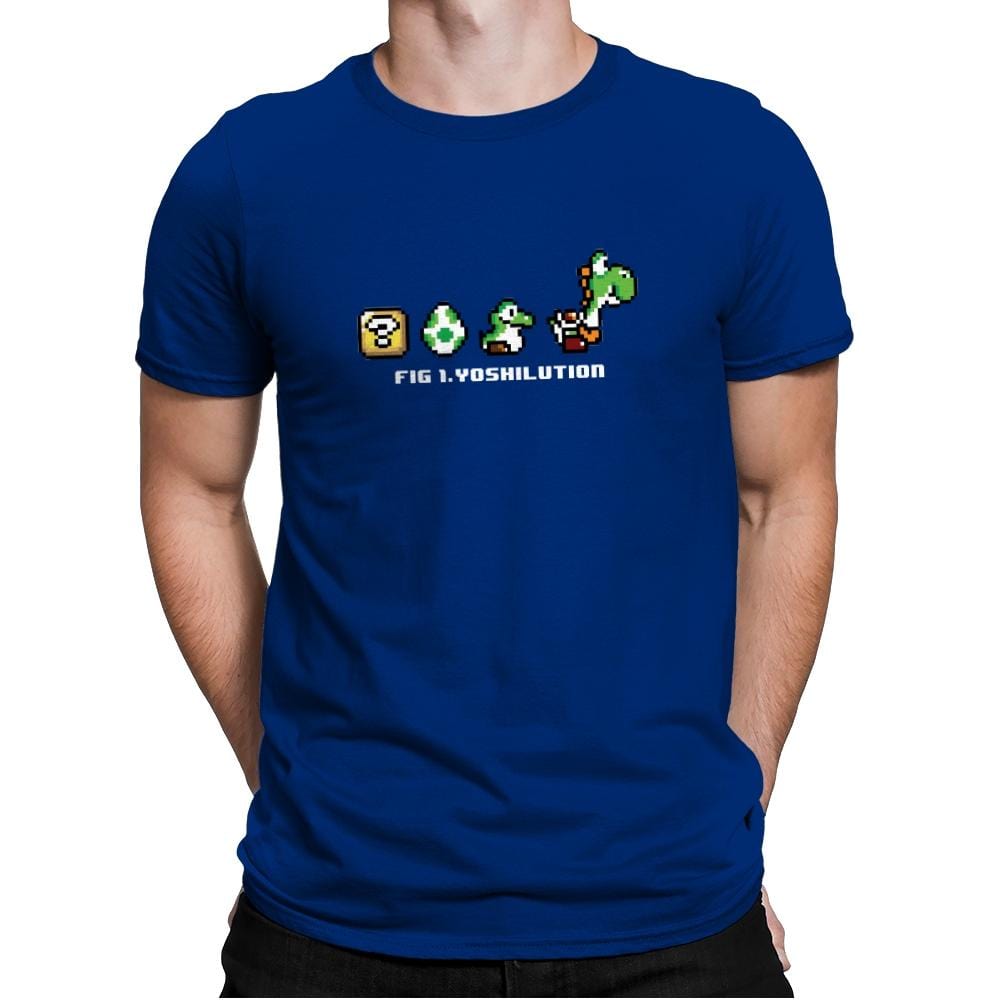 Yoshilution - Mens Premium T-Shirts RIPT Apparel Small / Royal