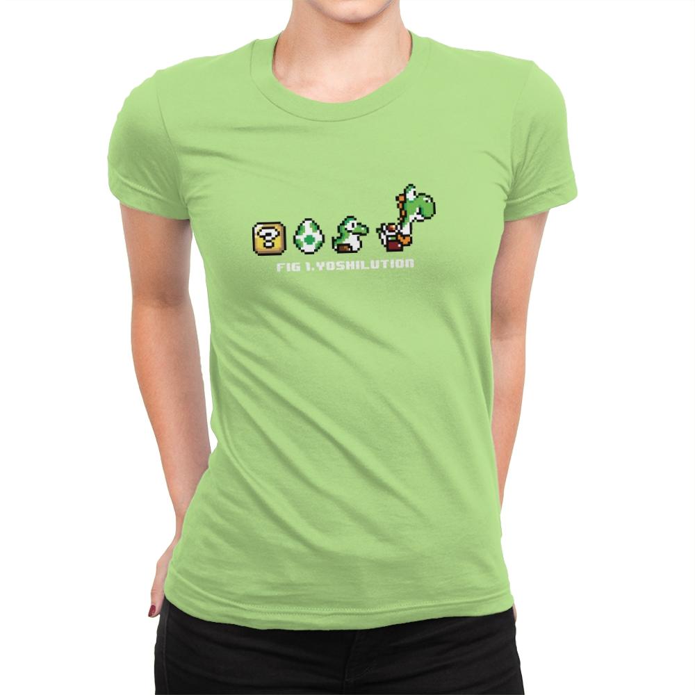 Yoshilution - Womens Premium T-Shirts RIPT Apparel Small / Mint
