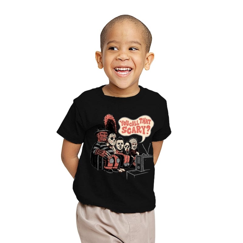 You Call that Scary? - Youth T-Shirts RIPT Apparel X-small / Black