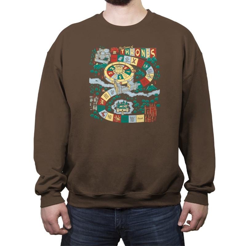 You Live or You Die: A Board Game - Crew Neck Sweatshirt Crew Neck Sweatshirt RIPT Apparel