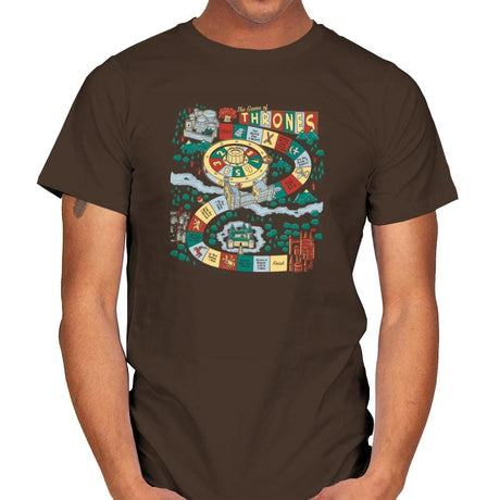 You Live or You Die: A Board Game Exclusive - Mens T-Shirts RIPT Apparel Small / Dark Chocolate