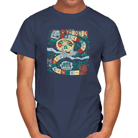 You Live or You Die: A Board Game Exclusive - Mens T-Shirts RIPT Apparel Small / Navy