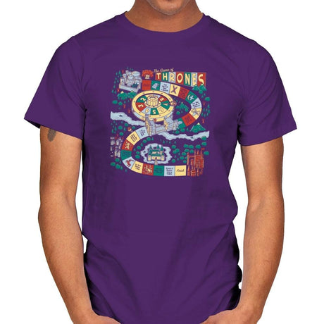 You Live or You Die: A Board Game Exclusive - Mens T-Shirts RIPT Apparel Small / Purple