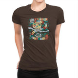 You Live or You Die: A Board Game Exclusive - Womens Premium T-Shirts RIPT Apparel Small / Dark Chocolate