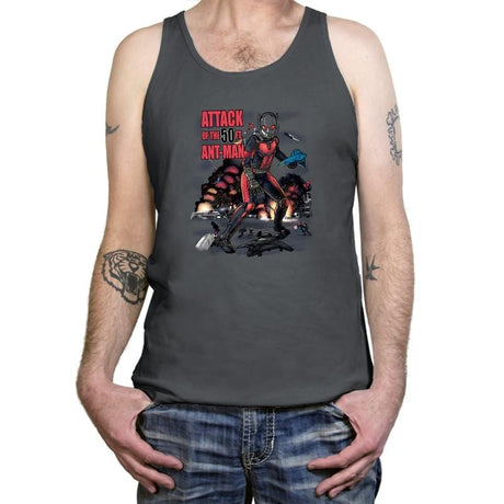 You Look Like Ants From Up Here Exclusive - Tanktop Tanktop RIPT Apparel X-Small / Asphalt