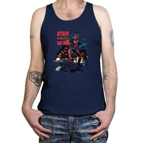 You Look Like Ants From Up Here Exclusive - Tanktop Tanktop RIPT Apparel X-Small / Navy