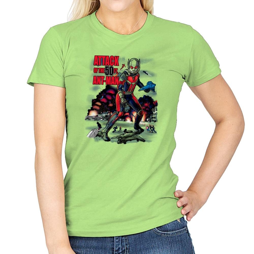 You Look Like Ants From Up Here Exclusive - Womens T-Shirts RIPT Apparel Small / Mint Green
