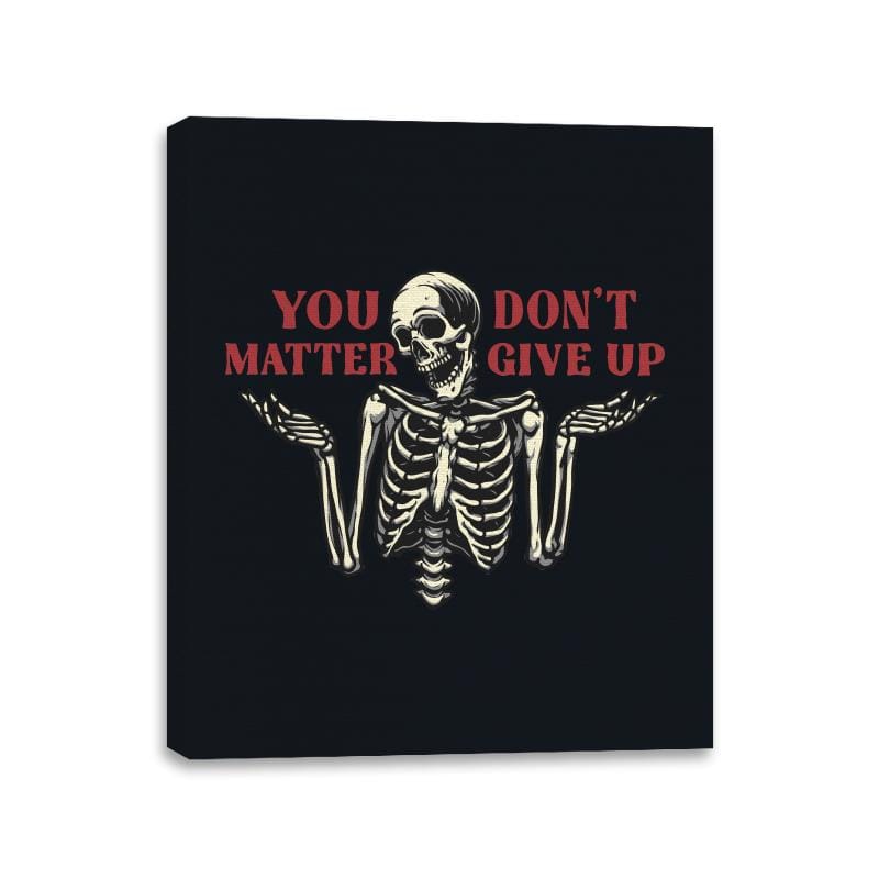 You Matter - Canvas Wraps Canvas Wraps RIPT Apparel 11x14 / Black