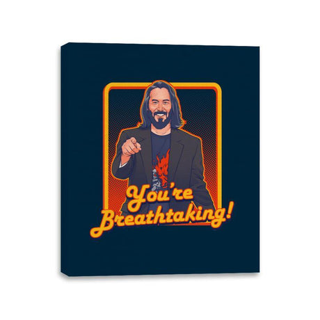 You're Breathtaking! - Anytime - Canvas Wraps Canvas Wraps RIPT Apparel 11x14 / Navy