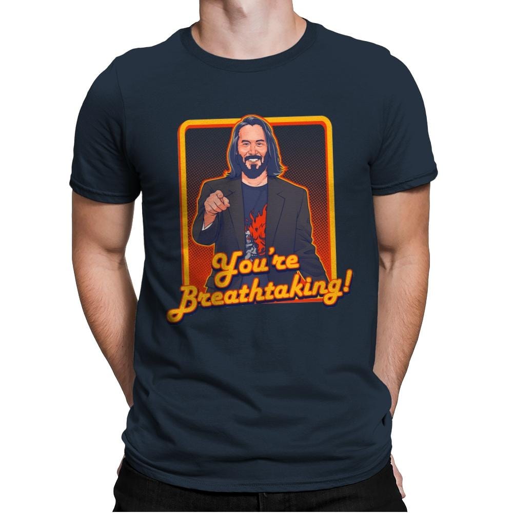 You're Breathtaking! - Anytime - Mens Premium T-Shirts RIPT Apparel Small / Indigo