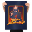 You're Breathtaking! - Anytime - Prints Posters RIPT Apparel 18x24 / Navy