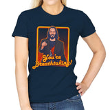 You're Breathtaking! - Anytime - Womens T-Shirts RIPT Apparel Small / Navy