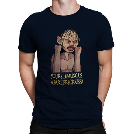 You're Tearing Us Apart - Mens Premium T-Shirts RIPT Apparel Small / Midnight Navy