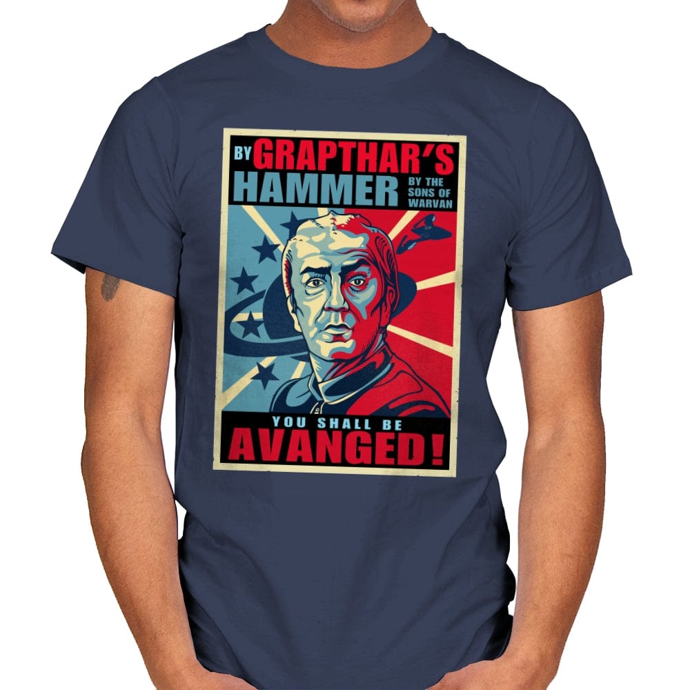 You shall be Aavanged - Mens T-Shirts RIPT Apparel Small / Navy