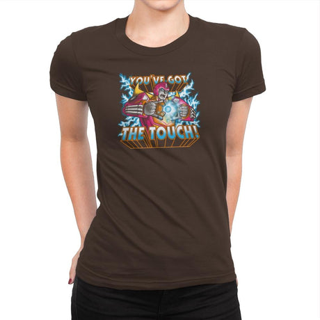 You've got the Touch! Exclusive - Womens Premium T-Shirts RIPT Apparel Small / Dark Chocolate