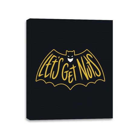 You Wanna Get Nuts?! - Canvas Wraps Canvas Wraps RIPT Apparel 11x14 / Black