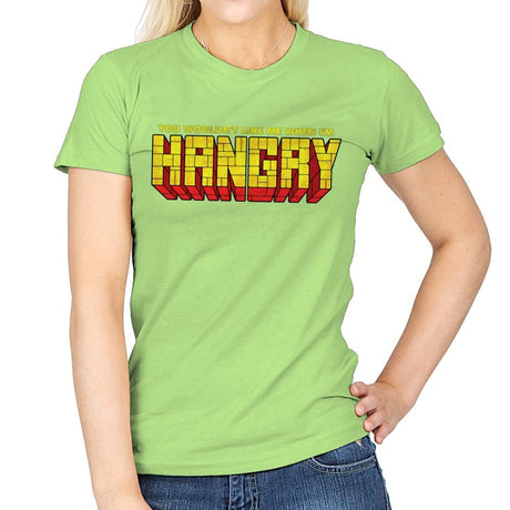 You Wouldn't Like Me When I'm Hangry - Best Seller - Womens T-Shirts RIPT Apparel Small / Mint Green
