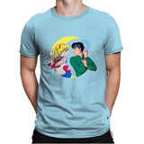 Yu Yu Birds - Mens Premium T-Shirts RIPT Apparel Small / Light Blue