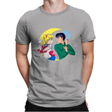 Yu Yu Birds - Mens Premium T-Shirts RIPT Apparel Small / Light Grey