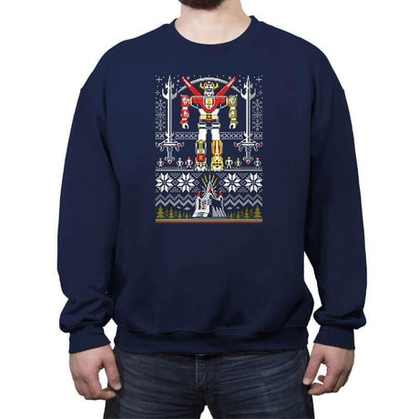 Yuletron - Crew Neck Sweatshirt Crew Neck Sweatshirt RIPT Apparel