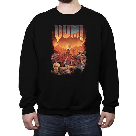 YUM! - Crew Neck Sweatshirt Crew Neck Sweatshirt RIPT Apparel