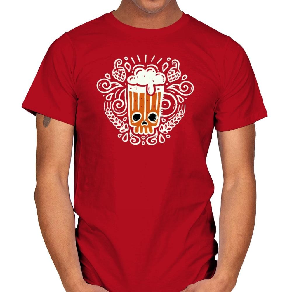 Yummy Hops - Mens T-Shirts RIPT Apparel Small / Red