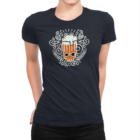 Yummy Hops - Womens Premium T-Shirts RIPT Apparel Small / Midnight Navy